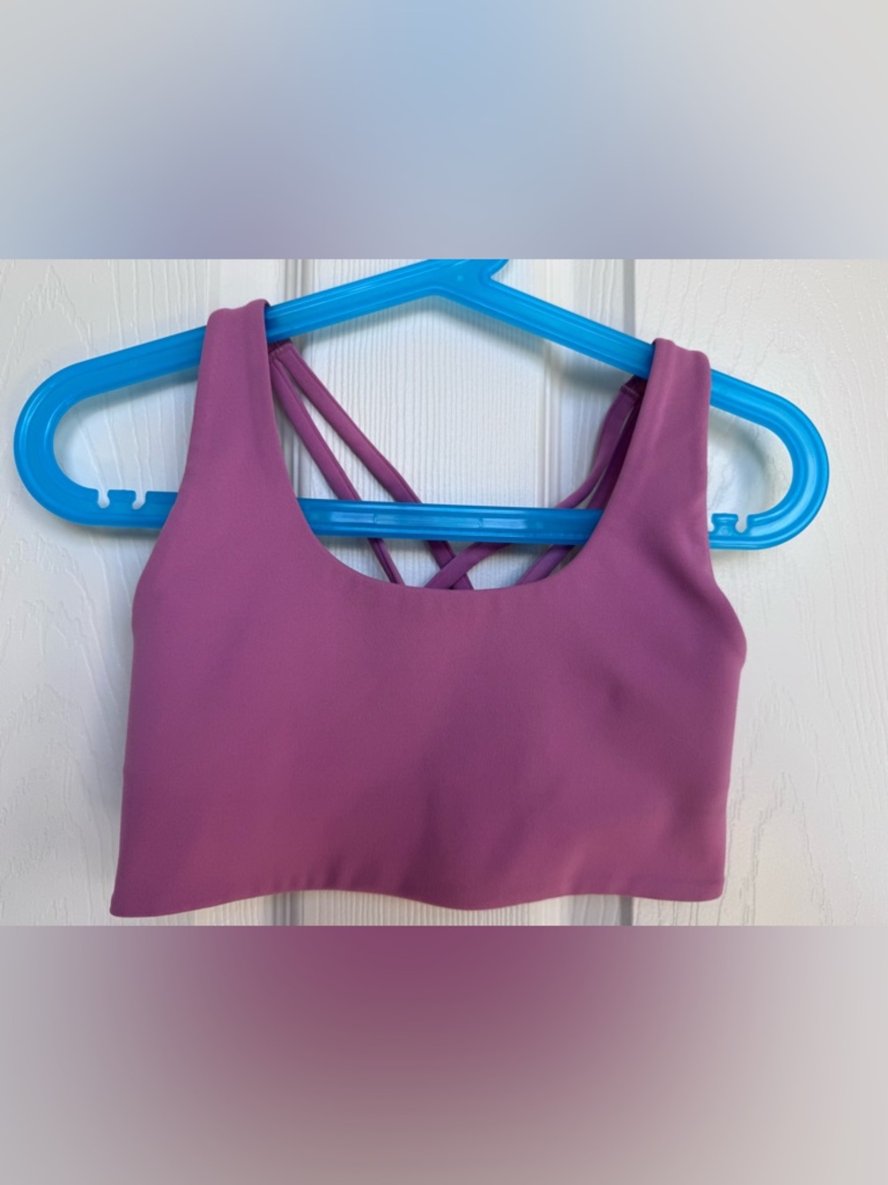 Nike One Dri-FIT Strappy Longline Sports Bra Pink Purple Size Small